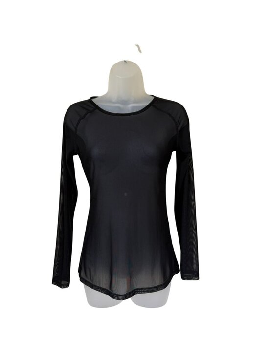 Unknown / Petit Pois Tops - Bundle! Two Sheer Black Tops Women's Size S / XS